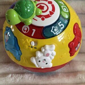 VTech Wiggle and Crawl Ball Colorful Tested Works Lights Sounds